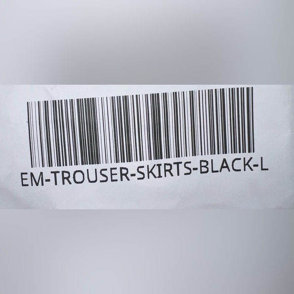 Amazon Classic Black A-Line trouser Skirt - Picture 3 of 3